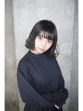 サロンドミルク 原宿(salon de MiLK) 【salon de MiLK 原宿】外ハネツヤ感ニュアンスウェーブ