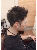 アップバングショート