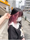 インナーキュンキュンピンク/インナーカラー/前髪特集/ブリーチ