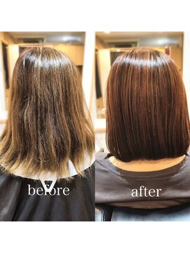 リアン 四条大宮店(Lien) 『髪質改善』カラーエステ（白髪染め、グレイカラー対応）