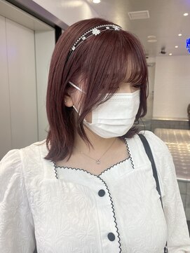 ゲーム 原宿店(GAME) ピンクブラウン/ダブルカラー/ケアブリーチ/髪質改善/原宿