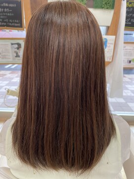 美容室 ベッロ 富士見台店(Bello) アッシュブラウン×セミロング