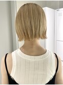切りっぱなしミニボブ