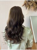・ブリーチなしオリーブベージュ・