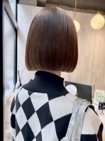 ロンド エスポワール 錦糸町(Lond espoir)&nbsp;〇グレージュカラーデザインカラーシルキーベージュきりっぱボブ