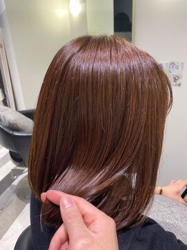 アフロディーテギンザ 日本橋人形町店(APHRODITE GINZA) 前髪/マチルダボブ/インナーグレージュ/30代40代/人形町