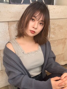 ニスル センター南店(NISURU） 似合わせカット/大人ガーリー/ダークアッシュ/着物/センター南