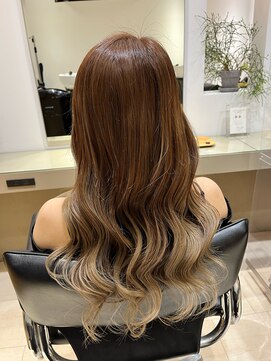 リアージュ 越谷店(liage) グラデーションカラー×ミルクティーベージュ◎30代40代50代