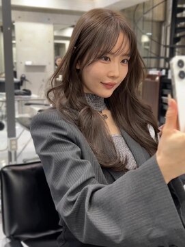 サイン 表参道(SIGN) 韓国ヘアイメチェンハッシュカット似合わせカットレッドブラウン