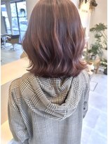 バーベナ(VERBENA)&nbsp;【VERBENA】白髪ぼかしのピンクグレージュハイライト