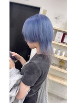 ジゼル(gisele)&nbsp;アイスブルー×シルバー