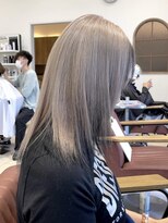 クアトログランシュ ひたちなか店(QUATRO×GranCieux)&nbsp;ミルクティーグレージュ　ひたちなか/ブリーチ/ミルクティー