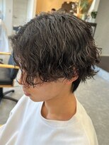 フゥ 宇都宮(FeU) 波巻きパーマメンズパーマメンズヘアツーブロックツイストパーマ