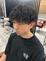 メンズ リコ(MEN'S RICO) ツイストスパイラル波巻きメンズマッシュメンズパーマ【大和】