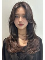 ヒール 銀座(heel)&nbsp;小顔に見せるワンホン＆韓国ヘア/顔周りレイヤーカット