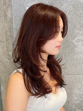 ピークアブー 原宿ハラカド(PEEK-A-BOO) 姫カットレイヤーミディアムハッシュカットイメチェン美髪#1