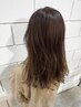 学割U24【夏休み応援♪】顔まわりカット＋透明感カラー￥5940