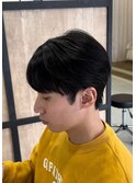 ナチュラルストレートマッシュ刈らないショートレイヤースタイル