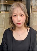 ハイトーンミルクティー×くびれヘア