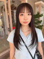 アミュー(amiu) 縮毛矯正とワンカールレイヤースタイル