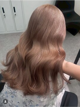 ペレ 梅田(PELE) くびれヘア/アプリコットオレンジ/夏のヘアアレンジ/梅田