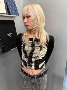 ペレ アネックス 大阪梅田茶屋町店(PELE ANNEX) くびれヘア/アプリコットオレンジ/夏のヘアアレンジ/梅田