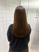 イオエ 西梅田(ioe)&nbsp;ブリーチなしカラー／髪質改善/ミルクティーベージュ/顔へア