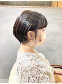 大人可愛いショートボブ