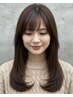 【縮毛矯正】カット+前髪の縮毛矯正 ￥8,800 [新宿]