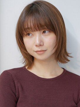 ガーデン 銀座(GARDEN) ボブ ボブレイヤー 顔まわり ダークブラウン レイヤーボブ