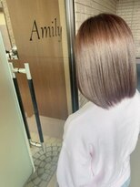アミリー 成田東町店(Amily) 愛されボブ重め肩ラインボブ切りっぱなしミディアム髪質改善UP