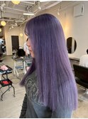 シアーラベンダーダブルカラーインナーカラーケアブリーチ