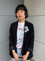 ヘアーアイストゥーレ(HAIR ICI TRE)&nbsp;ボブ　スパイラルパーマ　ショートレイヤー　ウルフカット
