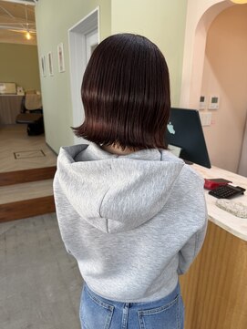 キュオンシア(CUEON. ciea) pink brown × ぱつっとbob