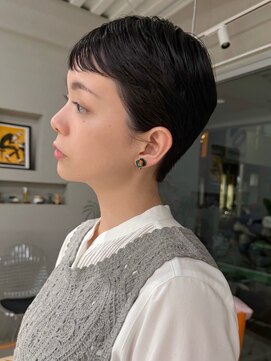 ホヌン 茅ヶ崎(Honnun) 【20代30代40代】大人可愛い◇暗髪コンパクトベリーショート