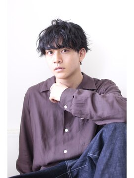 リメル 奥沢自由が丘店(Remel) スーツ短髪ツーブロック束感パーママッシュ黒髪ナチュラル