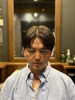銀座 シノ 本店(shino) 刈り上げないセンターパート