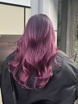アオゾラヘアーカミノウラ(AOZORA HAIR kaminoura)&nbsp;ピンクグラデーション/パープルグラデーション/ピンクパープル