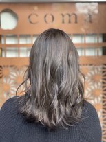 序 by coma academy salon&nbsp;【序中野】柔らかアッシュミディアム