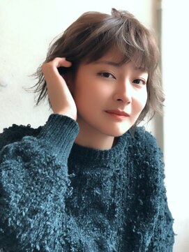 エイト 福岡天神店(EIGHT fukuoka) 【EIGHT福岡】渡部亮太　フォギーベージュノーブル波ショート☆