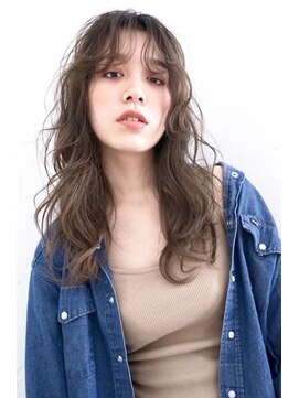 アンド(AND) シースルーバング×ルーズウェーブ