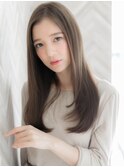 【ROMA】美髪×透明感/くすみカラー/ナチュラルストレートロング