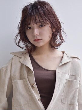 バロンフェム(baLon.fem) 【baLon.fem】棗田 大貴　カジュアルミディアム　モーヴブラウン