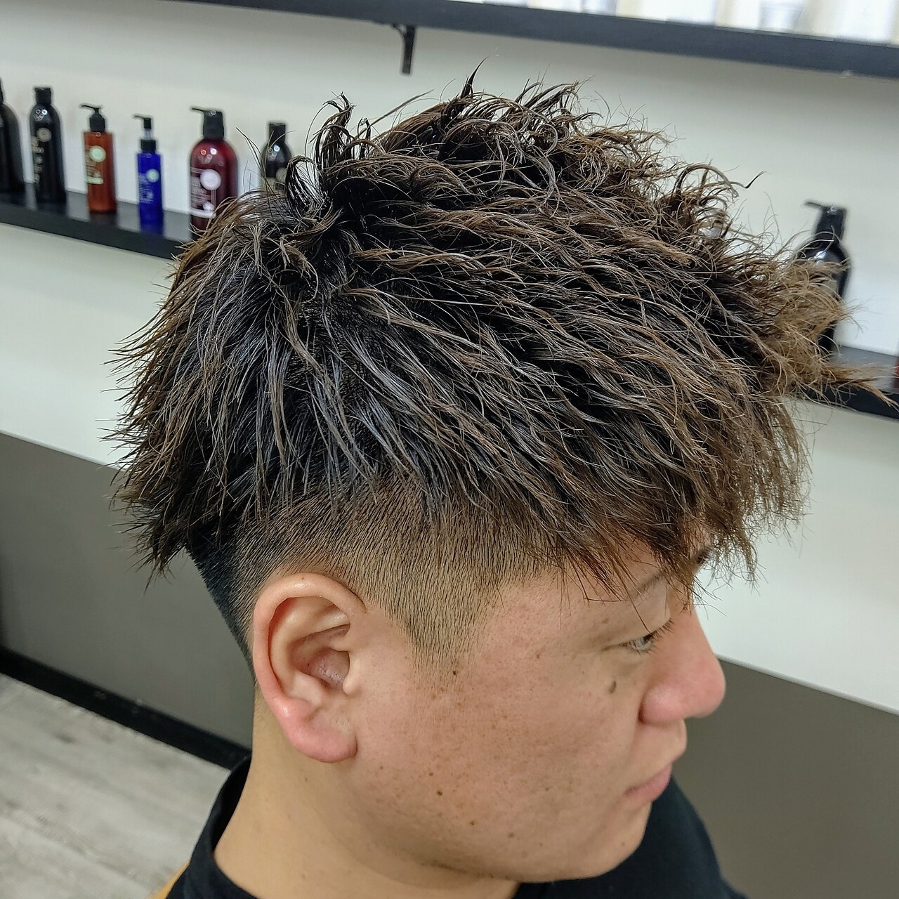 ☆Mshair☆フェード 刈り上げ ツイストパーマ：L103695038｜エムズ