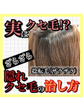 アールヘアー(ar hair) 【AR HAIR店長 白井】ボワッと広がるザラザラ癖毛の直し方