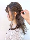 イヤリングカラーロング_ラベンダーカラー_ba320032