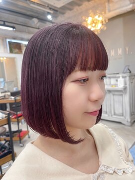 タミー(TAMMY) パープルピンク×ボブ