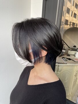 ヘアスタジオ アルス 御池店(hair Studio A.R.S) インナーブルーパープル #くすみブルー