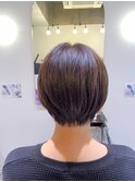 髪質改善/切りっぱなしボブ/美髪/30代40代/［人形町］