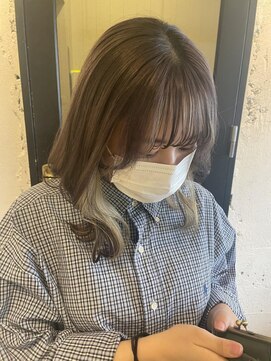 エイト 福岡天神店(EIGHT fukuoka) インナーカラーホワイトベージュ